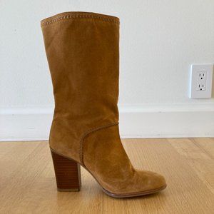 Camel Suede Stuart Weitzman boots